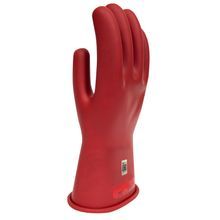 ArcGuard® GC0R09 Voltage Gloves, SZ 9, Rubber, Red, ASTM Class: Class 0, 1000 VAC, 1500 VDC Max Use Voltage