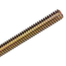 Superstrut® H104-3/8X12 Continuous Threaded Hanger Rod, Measurement System: Imperial, 3/8-16 Thread, 12 ft OAL, Steel, GoldGalv®