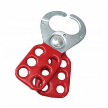 Accuform® KDD109 Standard Steel Hasp, 6 Padlocks Maximum, Vinyl Coating/Zinc Plated Steel