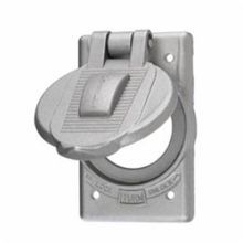 Wiring Device-Kellems HBL20405 Weatherproof Wallplate Cover, 4-9/16 in L x 2-27/32 in W, Thermoplastic