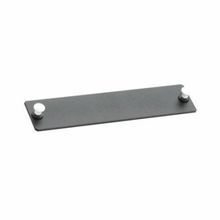 comCables™ FE-BLANK Blank Fiber Adapter Panel, Satin Black
