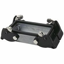 Pos-E-Kon® PB124 B Series Double Lever Locking Panel Base, Rear Entry Position, Standard Mounting, Die Cast Aluminum Alloy