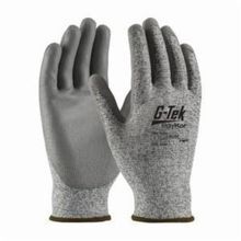 G-Tek® 16-150/M Cut-Resistant Gloves, M, Polyurethane With Smooth Grip Coating, 13 ga PolyKor™, Continuous Knit Wrist Cuff, Resists: Abrasion, Cut, Tear and Puncture