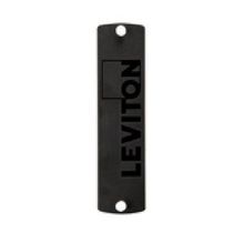Leviton® Opt-X® 5F100-PLT SDX Blank Style Precision Molded Fiber Adapter Plate, 4.94 in L x 1-1/4 in W, For Use With SDX Panel or Enclosure, Polymer