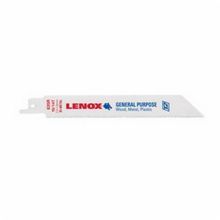 Lenox® 12130835R General Purpose Shatter-Resistant Reciprocating Saw Blade, 8 in L x 3/4 in W, 10/14 TPI, Universal Tang