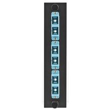 PREMISE WIRING FSPSCDM3AQ Multi-Mode Fiber Adapter Panel With (3) SC Duplex Adapters, 6 Ports, Bronze/Phosphor