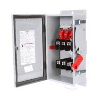 Siemens SpeedFax™ HF362J Enclosed Fusible Heavy Duty Low Voltage Safety Switch With Insulation, 600 VAC/250 VDC, 60 A, 15 hp, 10 hp, TPST Contact Form, 3 Pole