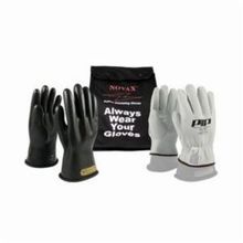 Novax® 150-SK-00/9-KIT Insulating Unisex Electrical Safety Kit, SZ 9, Goatskin Leather/Rubber, Black, 11 in L, ASTM Class: ASTM D120/Class 00, 500/750 VAC/VDC Maximum Use