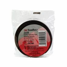 Temflex™ 051138-97905 2155 General Use Liner Splicing Tape, 22 ft L x 3/4 in W x 30 mil THK, EPR, Rubber Resin Adhesive, Rubber Backing, Black