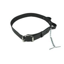 Klein® 5207L Heavy Duty Electrician's Tool Belt, L, Leather, Black