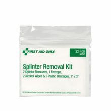 First Aid Only® 22-400 Splinter Removal Kit, 7 Components, 3-7/8 in H x 4 in W x 1/4 in D