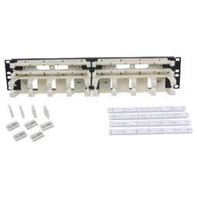 PREMISE WIRING NEXTSPEED® 110RM14 Rack Mount Kit With Cable Management, 110 Style Block, 100 Pair Count, Category: Cat 5e, White