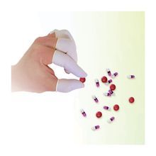 QRP® Qualatrile® 9JXL Latex-Free Single Use Static Dissipative Finger Cot, XL, Nitrile, White