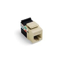 GigaMax® QuickPort® 5G108-RI5 UTP Connector, Cat 5e Module, Panel Mounting, 1 Ports, Plastic, Ivory