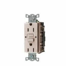 Wiring Device-Kellems AUTOGUARD® GFRST15LA Heavy Duty Self-Test Standard GFCI Receptacle, 125 VAC, 15 A, 2 Pole, 3 Wires, Light Almond