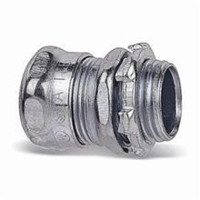 T&B® Industrial Fitting 5221 Compression Connector, 3/4 in Trade, For Use With EMT Conduit, Steel, Zinc Plated