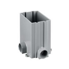 PREMISE WIRING PFBRG1 Floor Box, ABS, 14.3 cu-in Capacity, 1 Gang, 4 Knockouts, 6 in H x 5.44 in W x 6.9 in D Dimensions