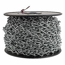Steel City® JC 300 Standard Jack Chain, 300 ft, Steel
