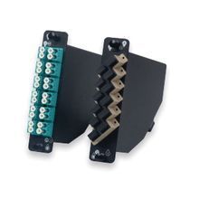 AFL® XFM® FM000692-B Optical Cassette, LC End A, MPO Male End B, 24 OM4 50 um Laser Optimized Multi-Mode Fiber
