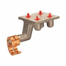 Panduit® GPC4H250-2 Ground Plate Connector, 2 AWG to 250 kcmil Wire, Copper