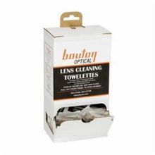Bouton® 252-LCT100 Lens Cleaning Towelette Dispenser, 100 Tissue, For Use With Eyewear Lens