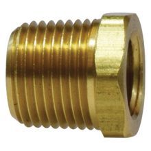 Midland Industries 28111 Hex Bushing, 3/4 x 1/2 in Nominal, MIP x FIP End Style, Brass, Import
