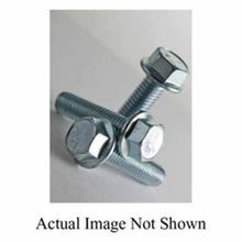 BBI 747102 Partially Threaded Square Head Bolt, Measurement System: Imperial, 3/8-16 Thread, 3-1/2 in Length Under Head, A Grade, Carbon Steel, Plain