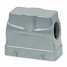 Pos-E-Kon® SH016 B Series Double Post Rectangular Standard Insert Hood, Side Entry Position, 3/4 in NPT Entry, Die Cast Aluminum