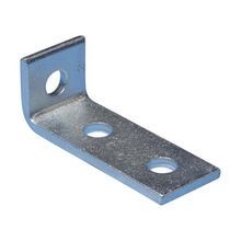 nVent CADDY L180000EG Corner Angle Bracket, 3 Holes, 3-1/2 in L x 2-1/2 in W x 1/4 in THK, Steel