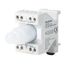 Allen-Bradley 800G-DBRXL-EX 800G PB,  30mm Contact Block 1 NC,  Zone 1 / Zone 2,  LED Module,  Red,  Base Mount,  Use with 800G Illuminated Push Button