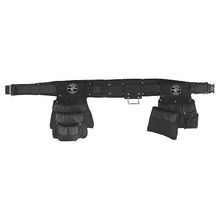 Klein® PowerLine™ 5709M 4-Piece Combo Tool Pouch, Nylon, Black