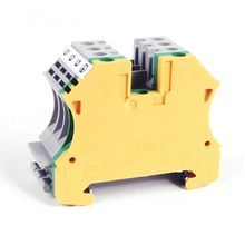 Rockwell Automation 1492-J IEC Terminal Block, One-Circuit Feed-Through Block, 4 mm (# 22 AWG - # 10 AWG) or 2.5 mm (# 22 AWG - # 12 AWG), Standard Feedthrough, Gray (Standard),