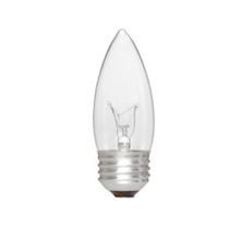 Sylvania 13704 Double Life Decorative Incandescent Lamp, 25 W Wattage, E12 Candelabra Screw Lamp Base, Incandescent Lamp, G16.5 Shape, 170 Lumens