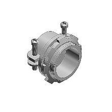 T&B® 3302-TB 2-Screw Non-Insulated Cable Connector, 1/2 in Trade, Cable Openings: 0.25 to 0.59 in, Steel, Electroplated Zinc