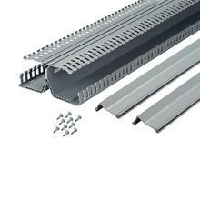 Panduit® Panduct® PanelMax™ DRD33WH6 Wiring Duct, 7-1/4 in W, Lead-Free PVC