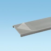Panduit® Panduct® C2WH6-F Wiring Duct Cover with Protective Film, 6 ft L x 2.29 in W x 0.35 in H, PVC, White