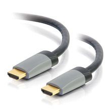 Quiktron® C2G® 50633 Select High Speed HDMI Cable With Ethernet, 25 ft L, 19-Pin Male x Male Connector, 28 AWG Tinned Copper Conductor, PVC Jacket