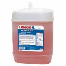 Lenox® 68003 Band Ade® Chlorine Free Semi-Synthetic Bandsaw Fluid, 5 gal Carboy Container, Liquid, Yellow, Petroleum Odor/Scent