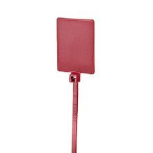 Panduit® Pan-Ty® PLF1MA-M2 Flag Miniature Marker Tie, Red, 5.1 in L x 0.10 in W x 0.05 in THK, Nylon