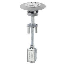 PREMISE WIRING ScrubShield™ PT2X2GY 1-Piece Flush Standard Sized Poke-Through Unit, 3 in Hole, 7 in Dia x 0.58 in H Cover, 13 cu-in, Composite