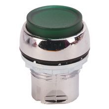 Rockwell Automation 800F Momentary Push Button - Metal, Illuminated, Extended, Green, Standard Pack (Qty. 1)