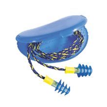 Howard Leight by Honeywell FUS30-HP Fusion® Corded Multi-Use Earplug, 27 dB Noise Reduction, 4-Flange Shape, Specifications Met: ANSI S3.19-1974, ANSI S12.6/1997, Reusable