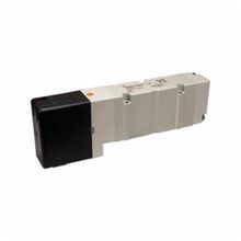 SMC® VQC4000 2-Position 3-Port Single Unit Solenoid Valve with Light, Plug-In, 0.15 MPa, Die Cast Aluminum Body