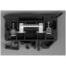 Rockwell Automation 1492-H Finger-Safe Terminal Blocks, H-Block,Code 7,Black (Standard),No Bulk Pack (Single Block)