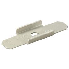 PREMISE WIRING HBL5703IV Standard Support Clip, For Use With: HBL500, HBL700, HBL750 Series Metal Raceway, Roll Formed Steel