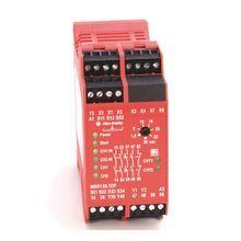 Rockwell Automation 440R-M23143 Monitoring Safety Relay, 3NO Delayed Output/2NO Immediate Safety Output Contact Form, 24 VAC/VDC Coil