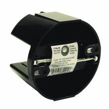 RACO® 7120 SADDLE BOX® Round Box, Thermoplastic, 12.5 cu-in Capacity, 2 Gangs, 2 Knockouts, 3.895 in H x 4 in W x 2.625 in D Dimensions