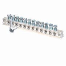 Siemens EC2GB12 Ground Bar Kit, 12-1/4 in L, 14 to 4 AWG Aluminum Conductor, 12 Terminals, For Use With: ES/PL Loadcenter