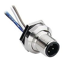 Allen-Bradley 888D-F5AE1-2 5-Pin DC Micro Style Receptacle With 18 AWG 2 m Cable, 250 V, 4 A, 5-Pin M12 DC Micro Female Slot End