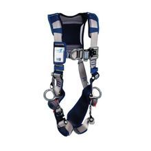 3M DBI-SALA Fall Protection 84077-910940 ExoFit STRATA™ Positioning/Climbing Harness, M, 420 lb Load, Polyester Strap, Aluminum Hardware, Blue/Gray